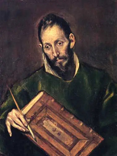 Lucio l'evangelista - El Greco