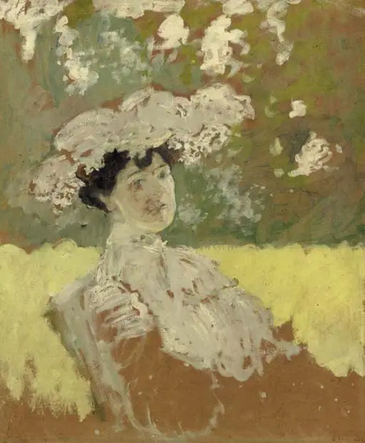 Lucie Hessel in cappellina - Édouard Vuillard