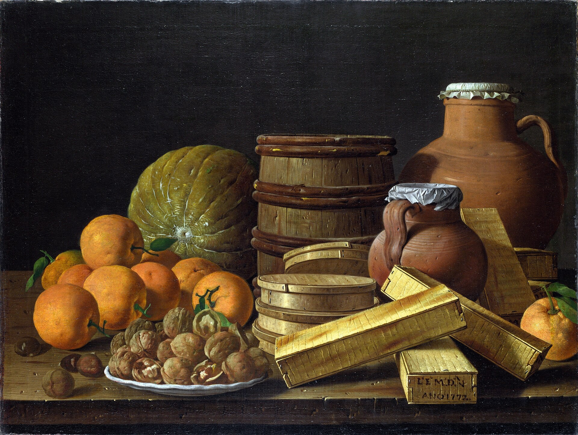 Nature morte avec oranges et noix - Luis Meléndez