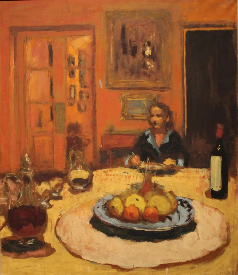 Lulu dans la salle à manger, rue de Naples - Édouard Vuillard