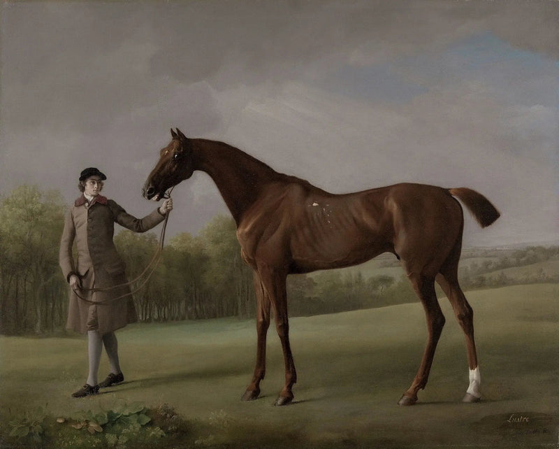 Lustre, tenu par un palafreniere - George Stubbs