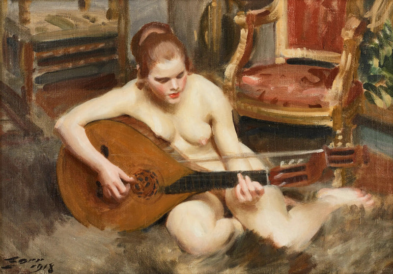 luthista - Anders Zorn