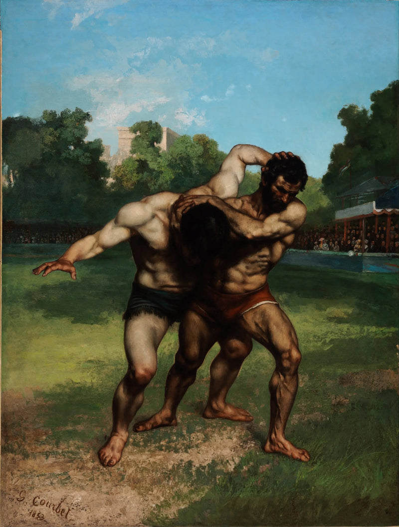 Lottatori - Gustave Courbet