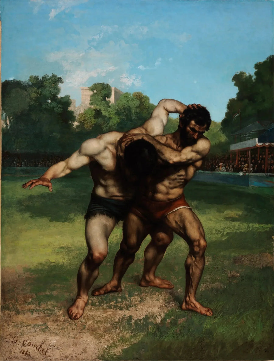 Lottatori - Gustave Courbet