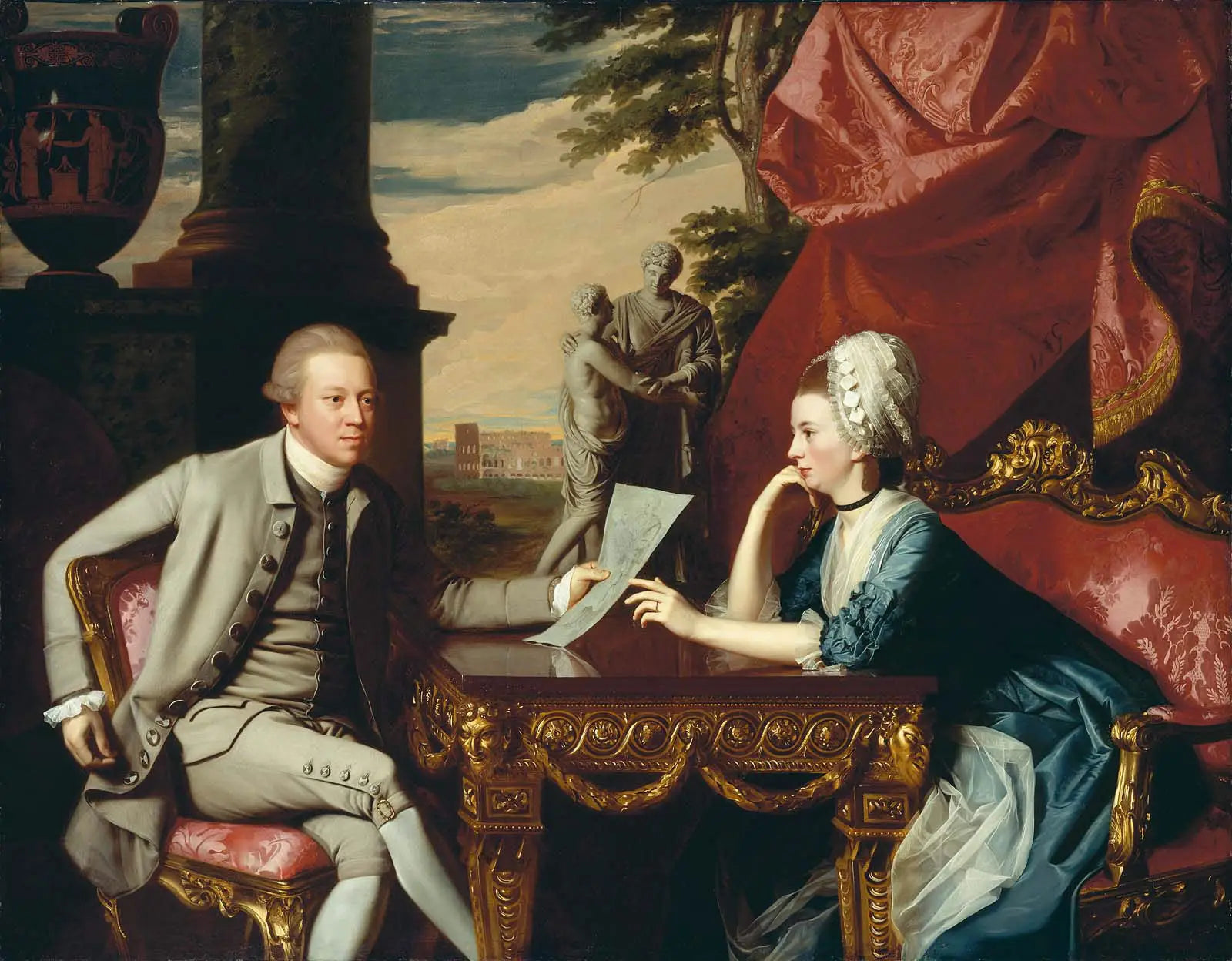 M. et Mme Ralph Izard (Alice Delancey) - John Singleton Copley - Alpha Reproduction