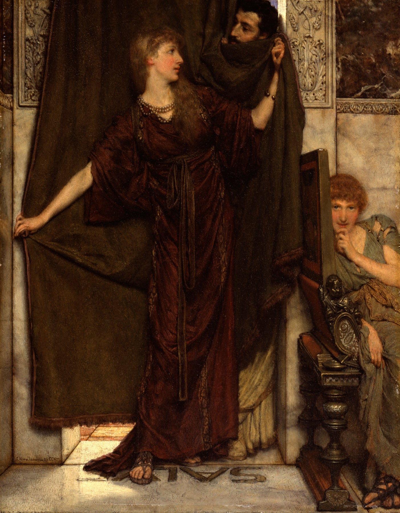 Ma sœur n’est pas là - Lawrence Alma-Tadema - Alpha Reproduction