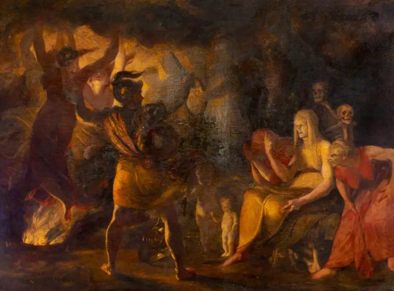 Macbeth e le streghe (estratto da « Macbeth » di William Shakespeare) (incompleto) - Joshua Reynolds