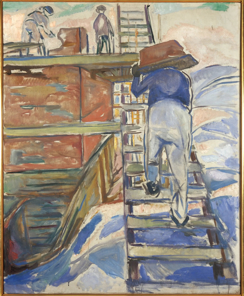 Muratore sulla scala - Edvard Munch