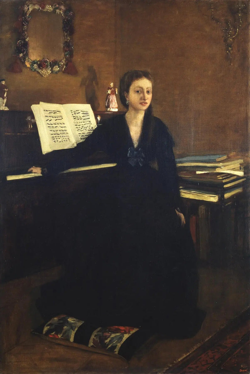 Madame Camus al pianoforte - Edgar Degas