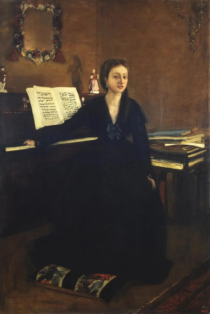 Madame Camus al pianoforte - Edgar Degas
