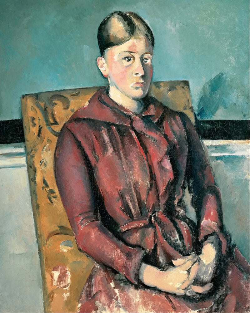 Madame Cézanne in una poltrona gialla - Paul Cézanne