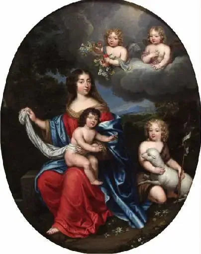 Madame de Montespan e i suoi figli - Pierre Mignard