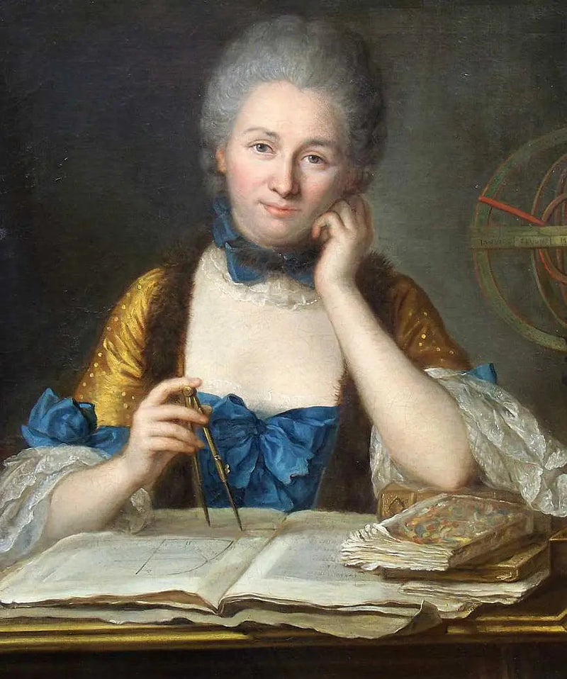 Madame Du Châtelet nel suo ufficio - Maurice-Quentin de La Tour