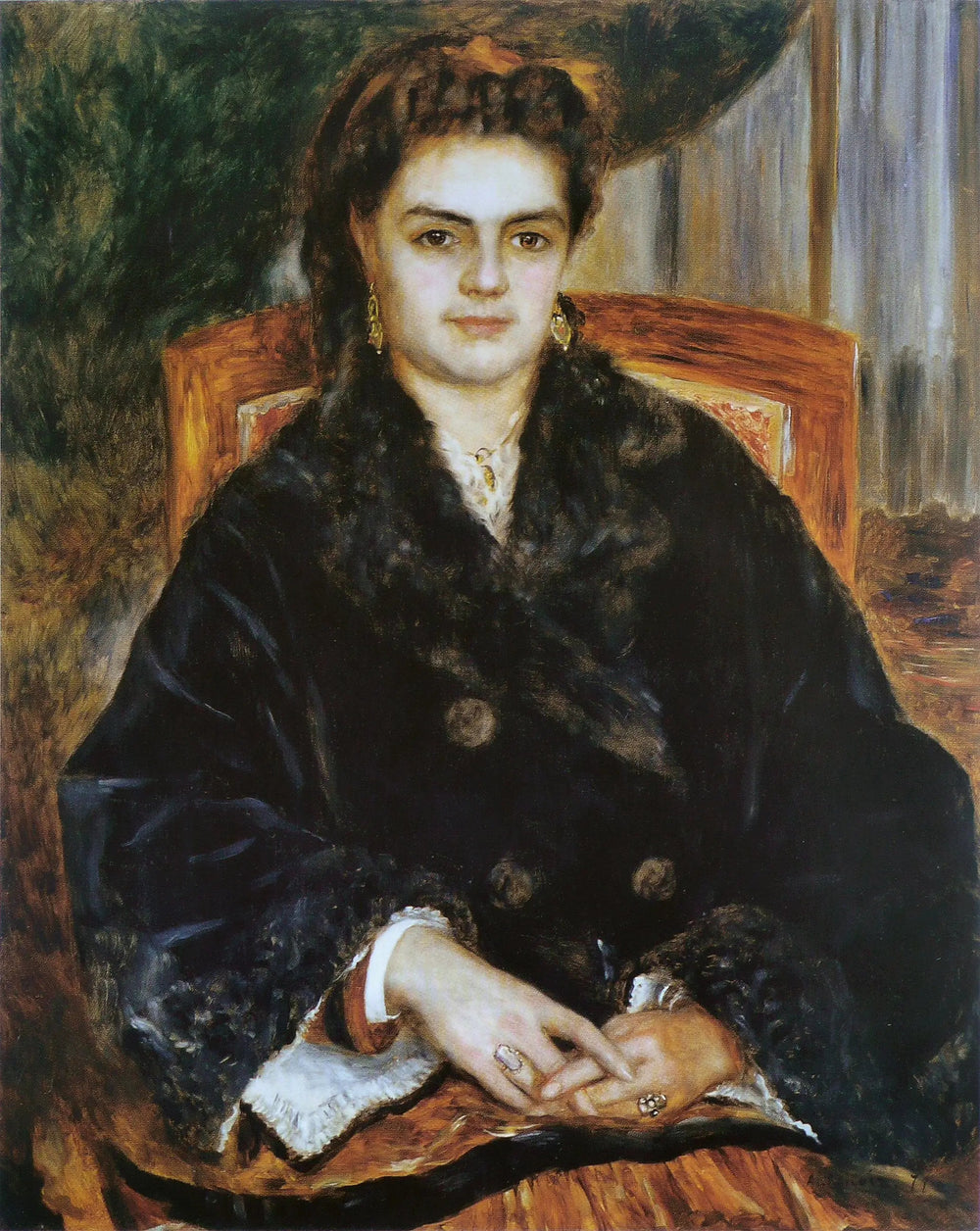 Madame Édouard Bernier (Marie-Octavie-Stéphanie Laurens, 1838-1920) - Pierre-Auguste Renoir image 1 reproduction réalisée par Alpha Reproduction