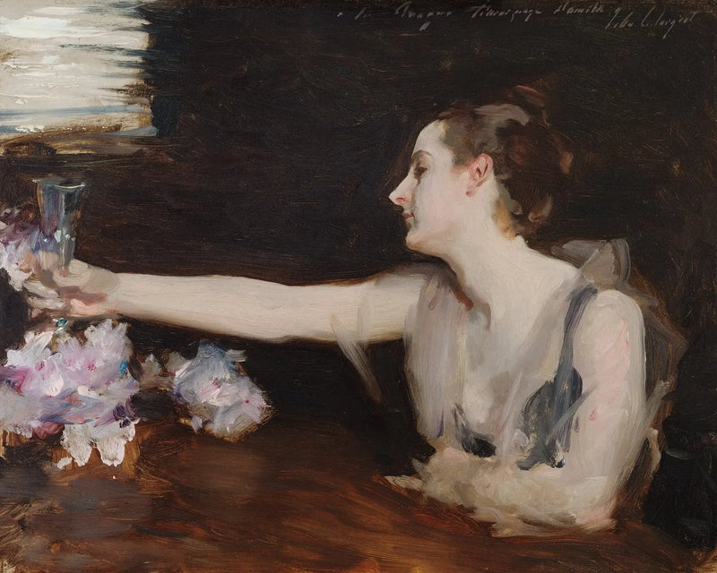 Madame Gautreau che brinda - John Singer Sargent
