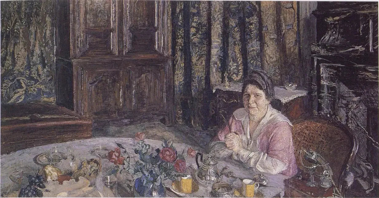 Madame Henri Vaquez - Édouard Vuillard image 1 copie de tableau peinte à la main