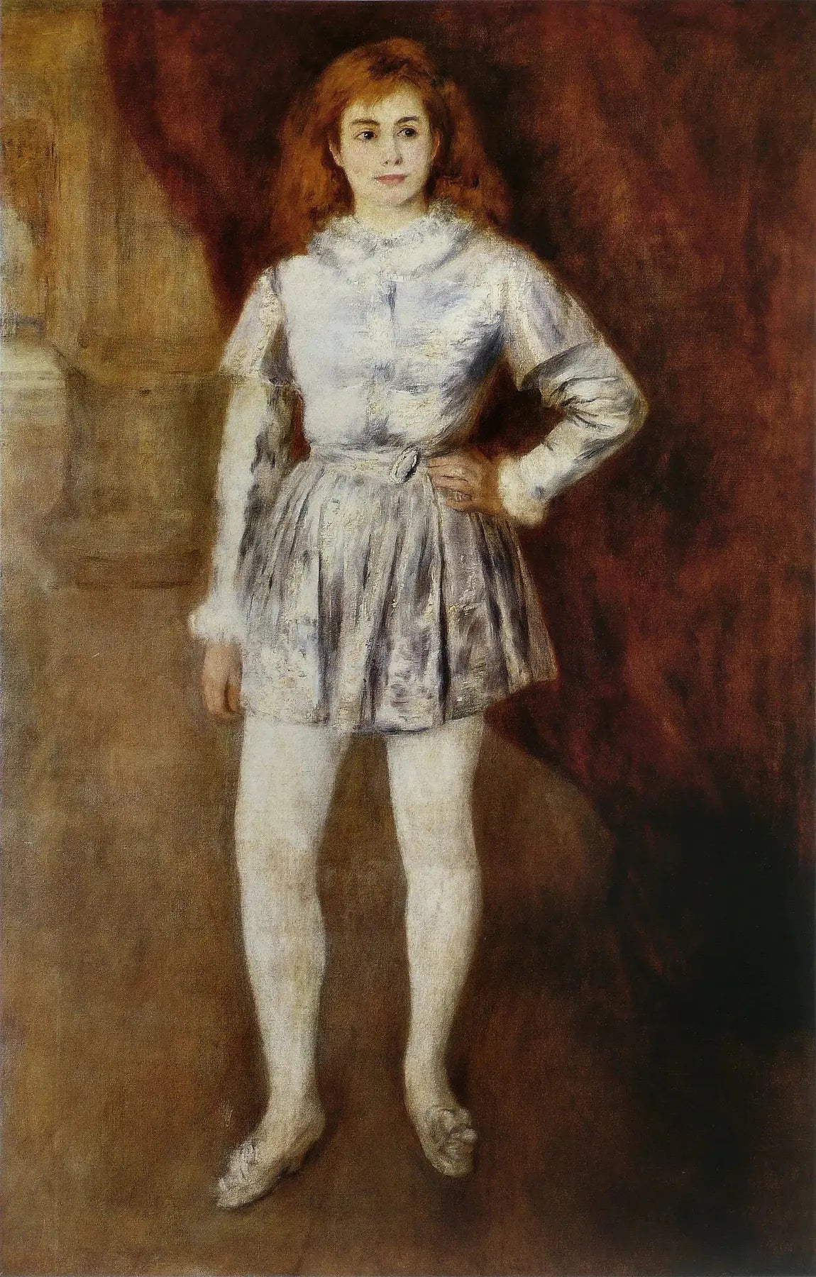 Madame Henriot en travesti - Pierre-Auguste Renoir image 1 reproduction de peinture à l’huile