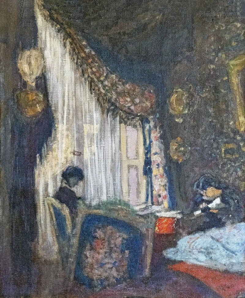 Madame Hessel alla sua finestra - Édouard Vuillard