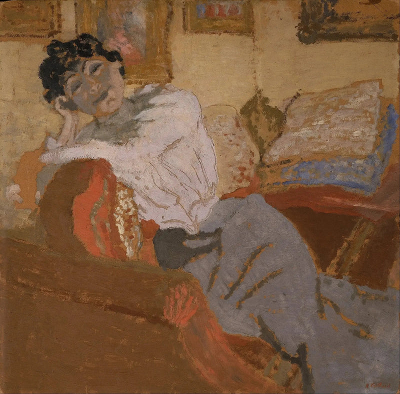 Madame Hessel al divano - Édouard Vuillard