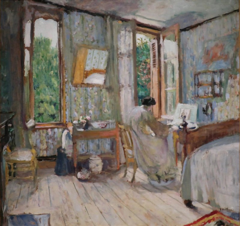 Madame Hessel nella sua stanza a La Terrasse - Édouard Vuillard