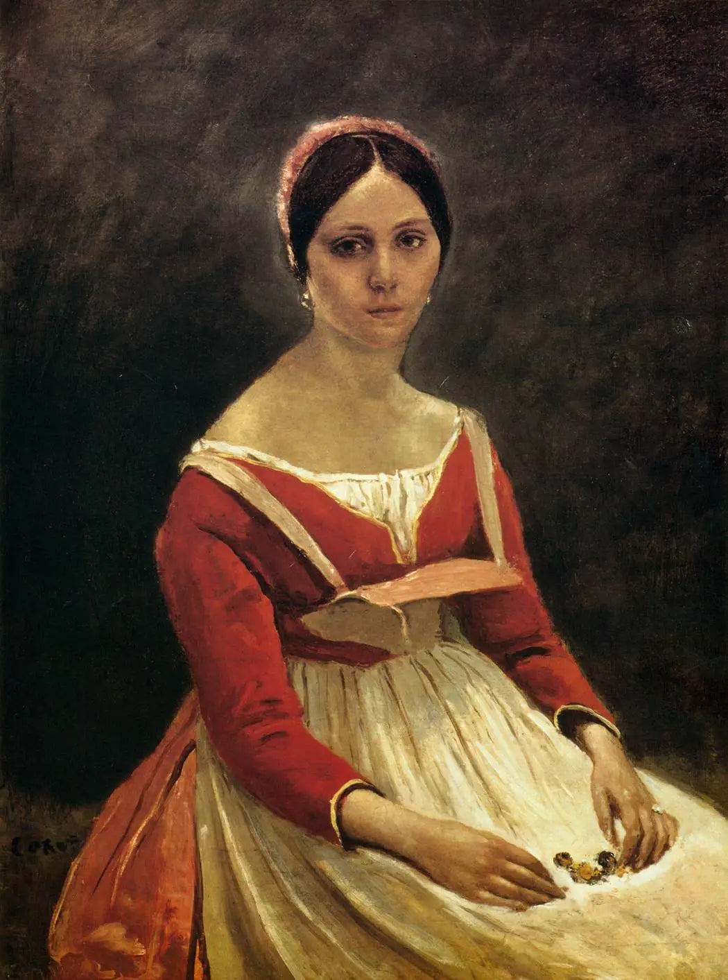 Madame Legois - Jean-Baptiste Camille Corot - Alpha Reproduction
