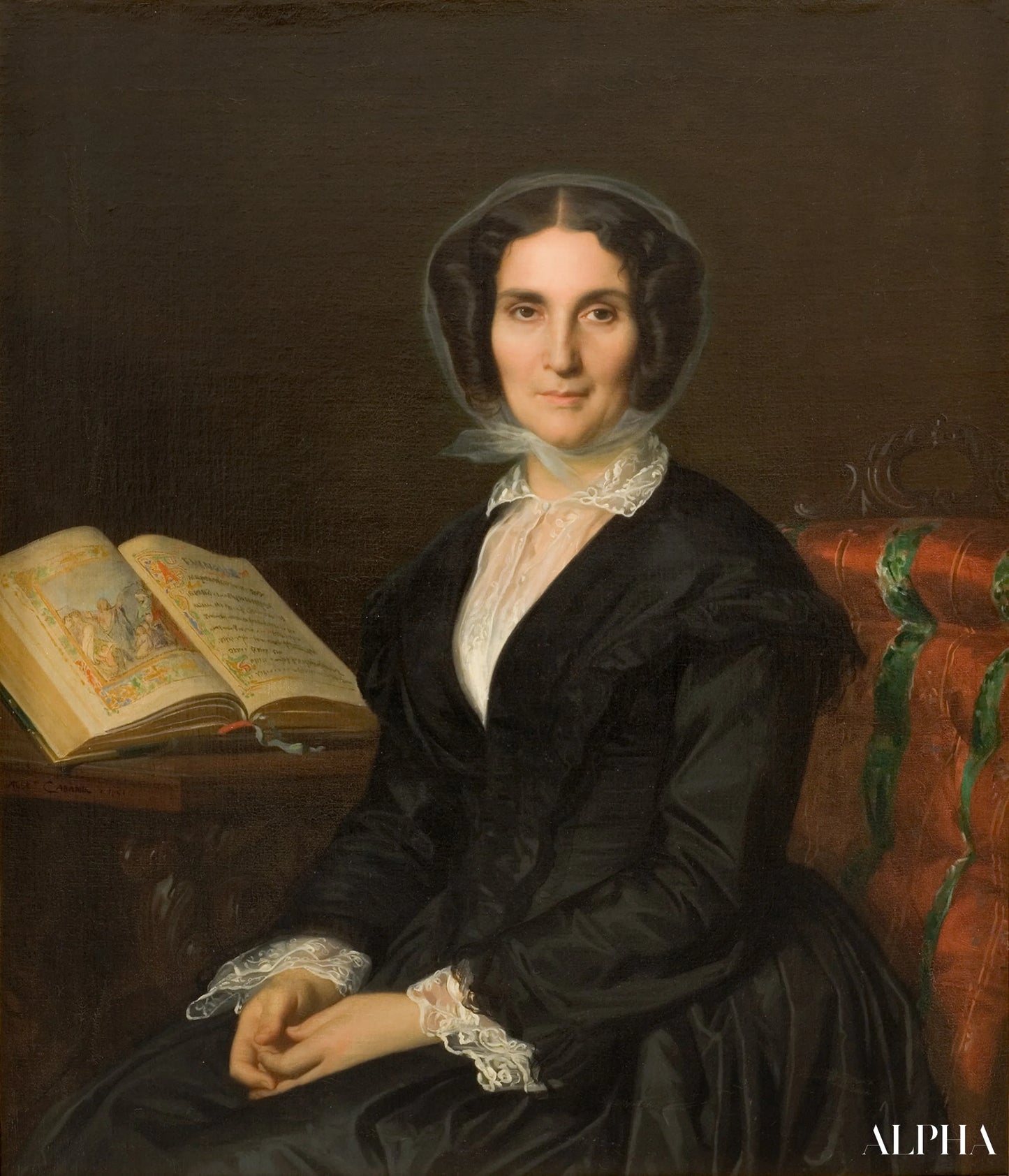 Madame Louise Marès - Alexandre Cabanel Riproduzioni di dipinti a olio