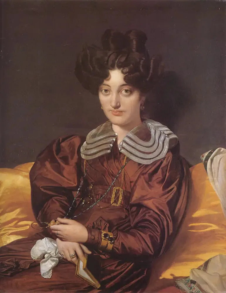 Madame Marcotte de Sainte-Marie - Jean-Auguste-Dominique Ingres image 1 reproduction d’œuvre d’art à l’huile