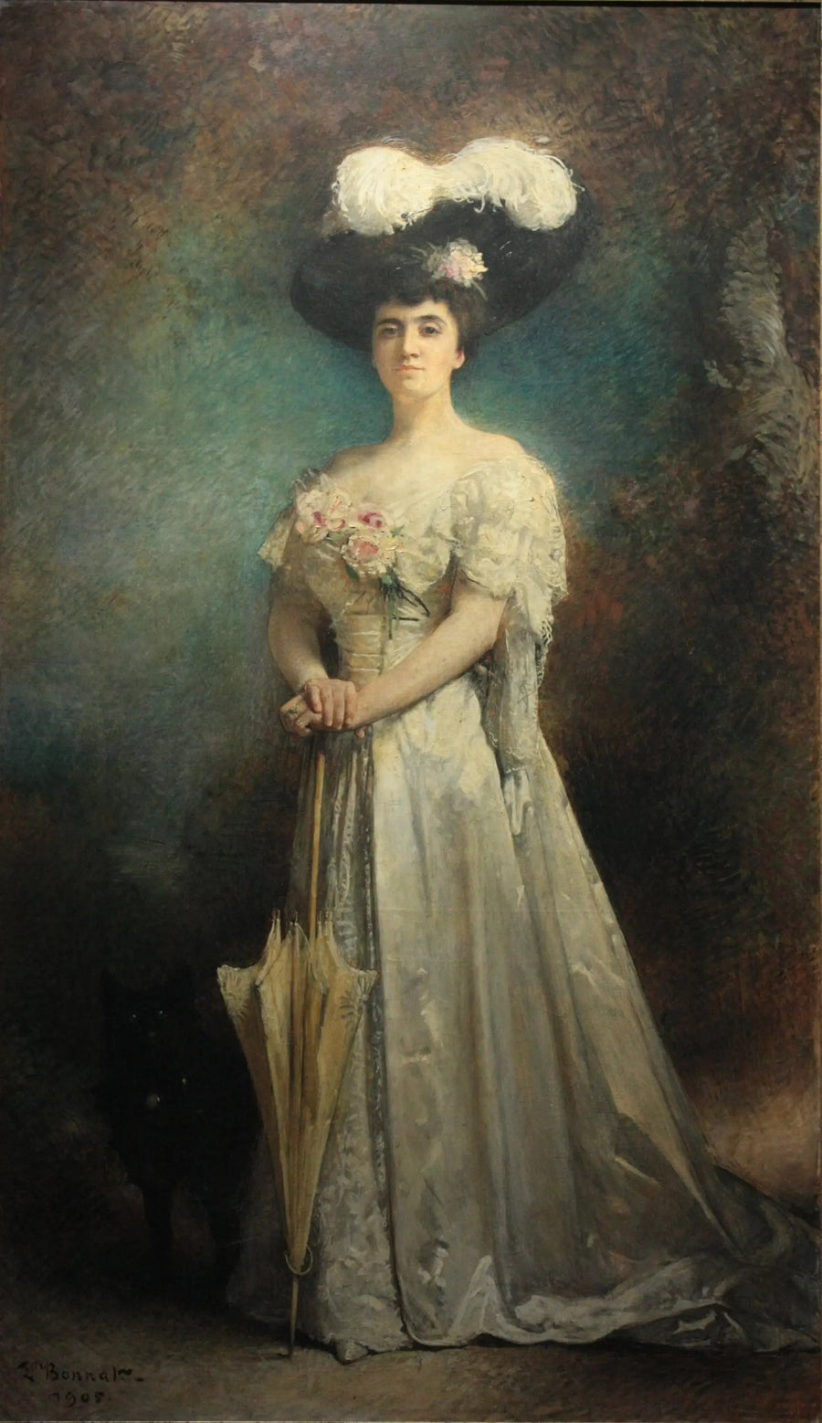 Madame Maurice Pascal e il suo cane Tiny - Léon Bonnat