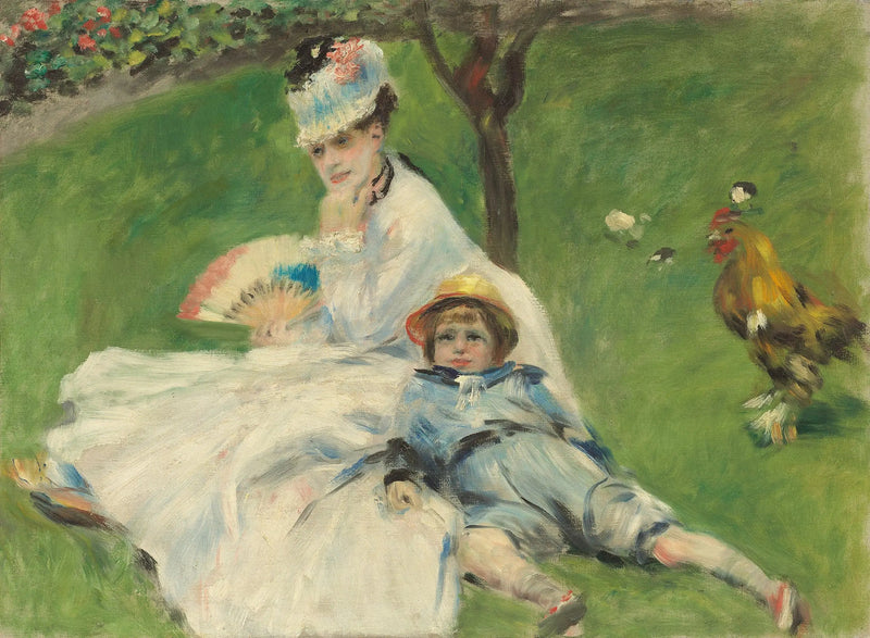 Madame Monet e suo figlio - Pierre-Auguste Renoir