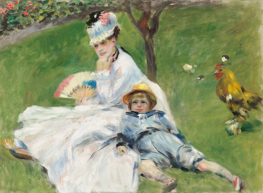 Madame Monet e suo figlio - Pierre-Auguste Renoir