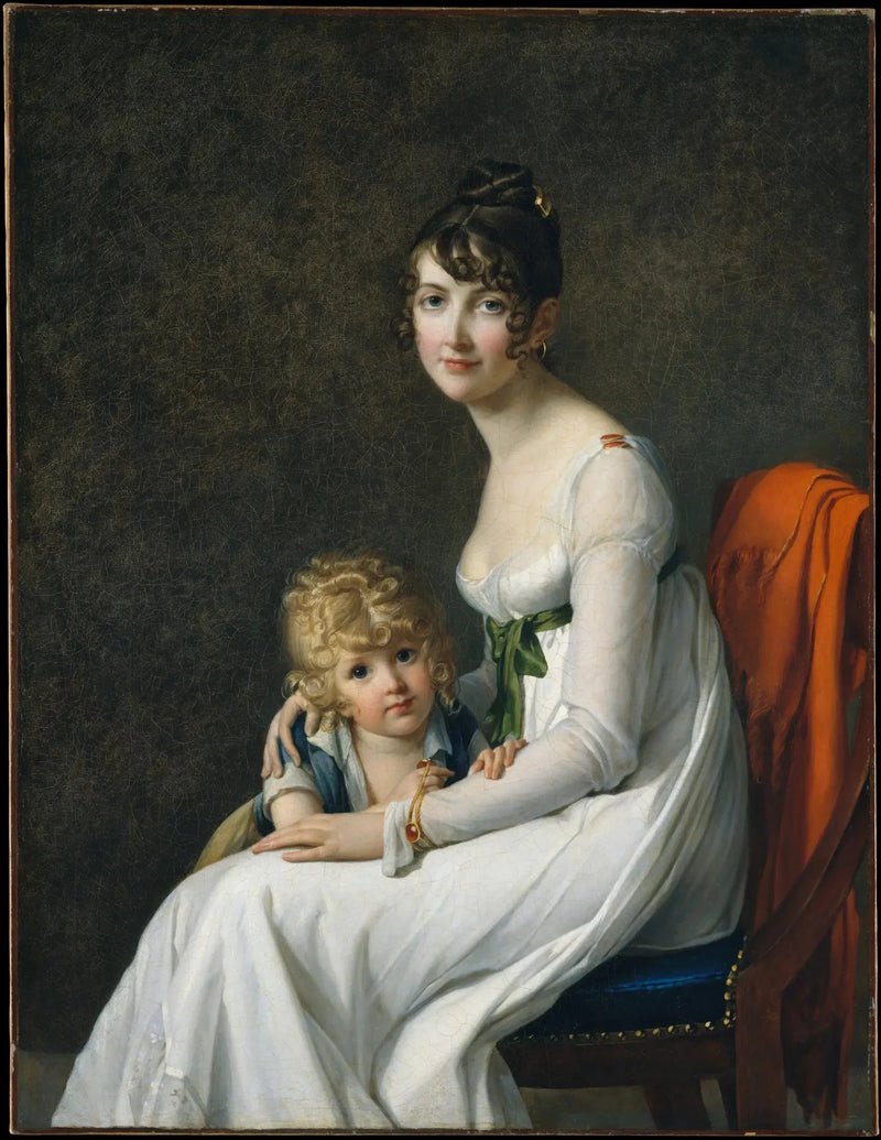 Madame Philippe Panon Desbassayns de Richemont e figli, Eugène - Marie-Guillemine Benoist