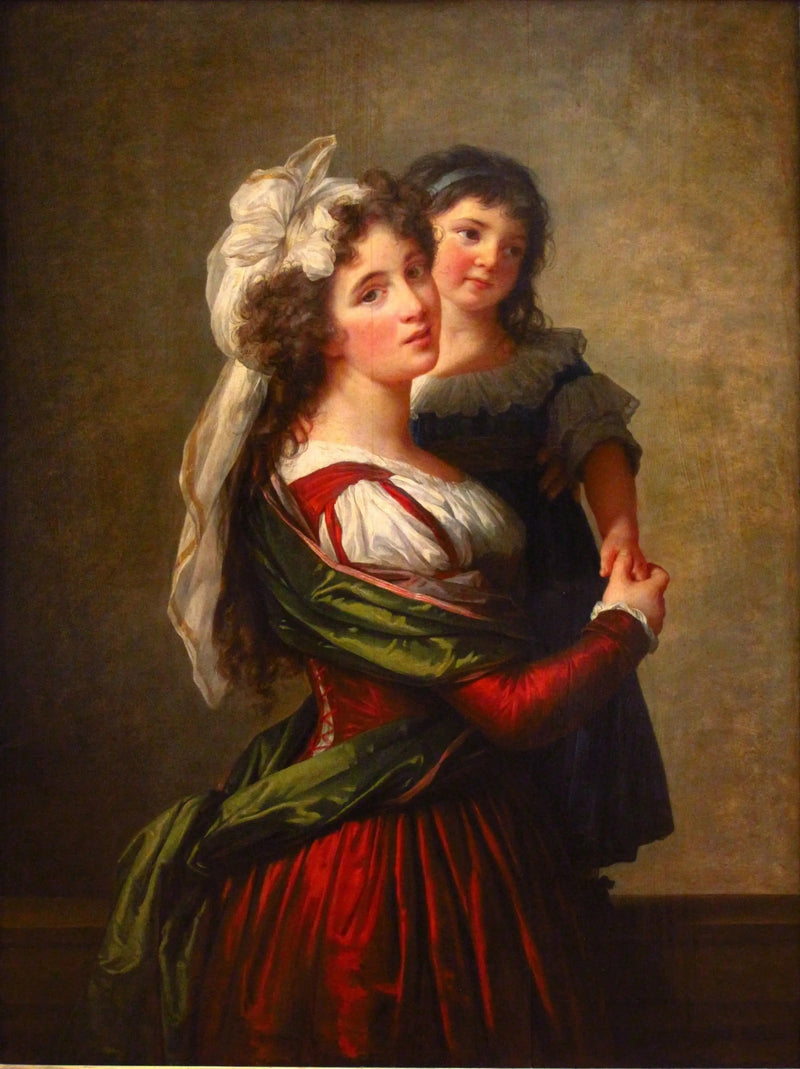 Madame Rousseau e sua figlia - Élisabeth Vigée Le Brun