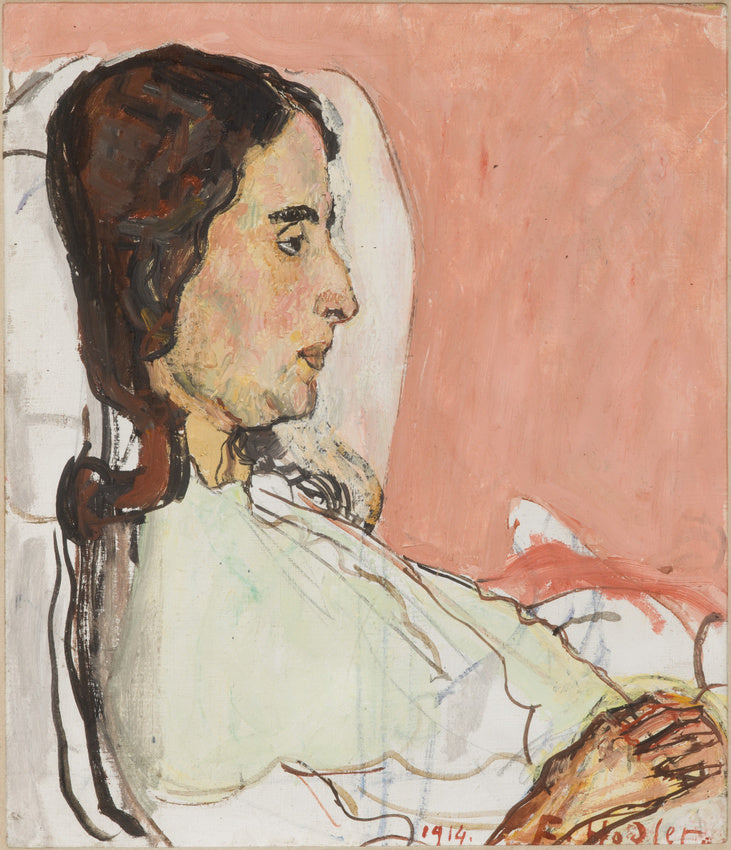 Madame Valentine Godé-Darel malata - Ferdinand Hodler
