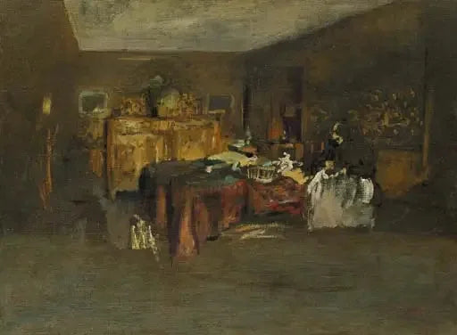 Madame Vuillard cousant - Édouard Vuillard