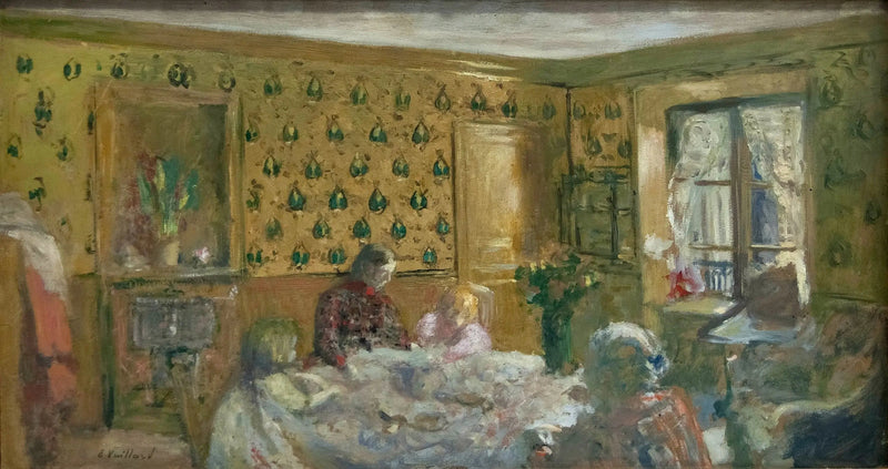 Madame Vuillard e i bambini Roussel - Édouard Vuillard