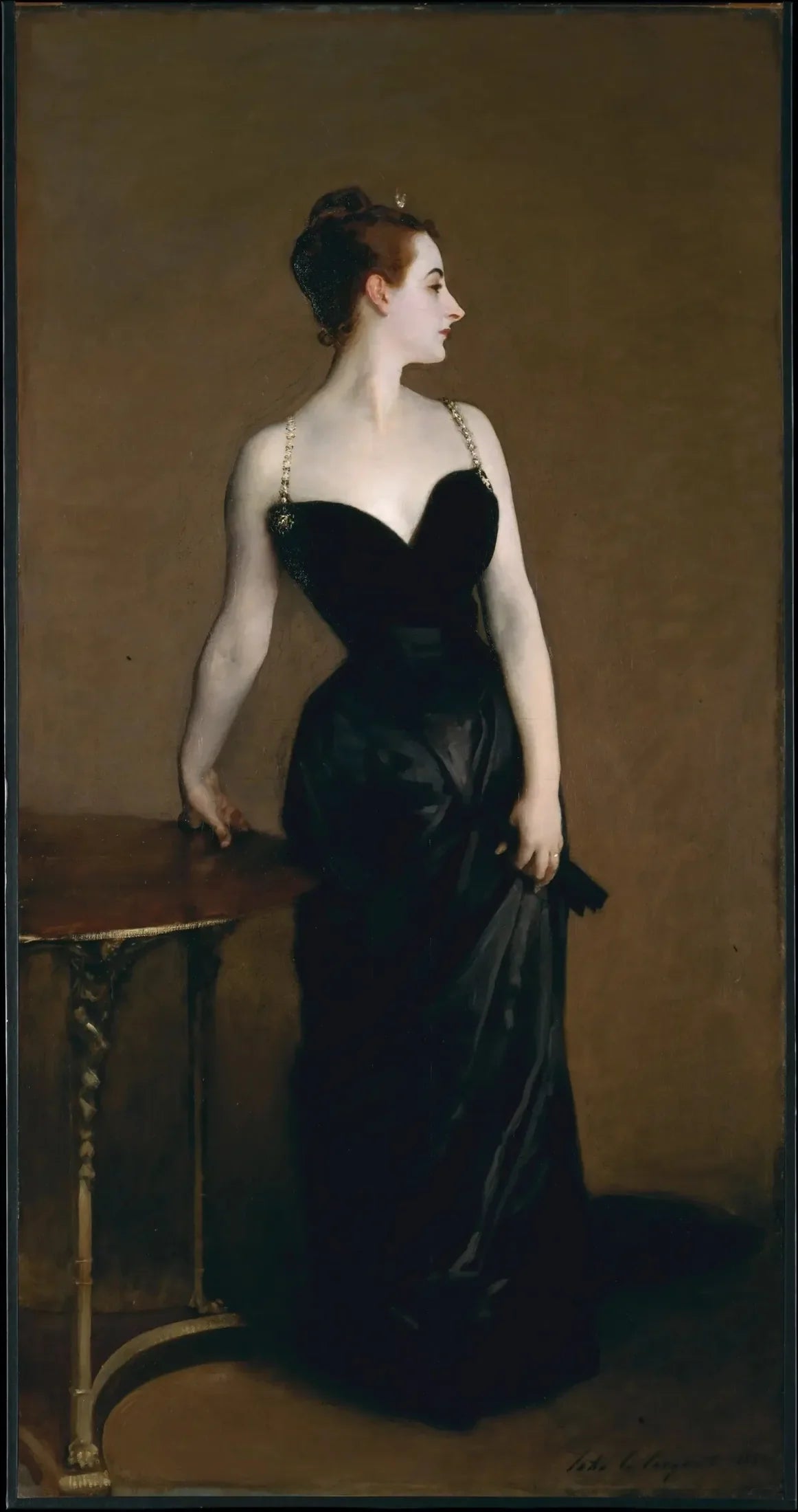 Madame X - John Singer Sargent image 1 copie de tableau peinte à la main