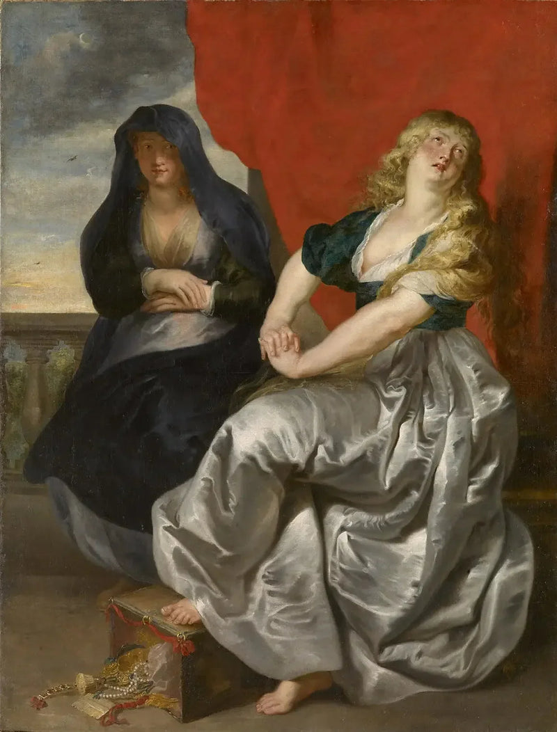 Madeleine penitente con sua sorella Marta - Peter Paul Rubens