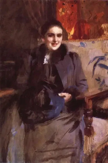 Mademoiselle Antoinette May - Anders Zorn image 1 reproduction de peinture à l’huile