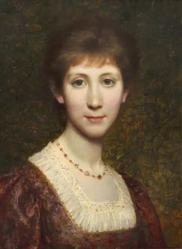 Mademoiselle Elsie (Elspeth) Thomson, plus tard Mme Kenneth Grahame (1862-1946) - Frank Bernard Dicksee image 1 reproduction réalisée par Alpha Reproduction
