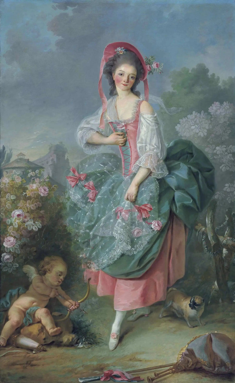 Mademoiselle Guimard come Terpsichore - Jacques-Louis David