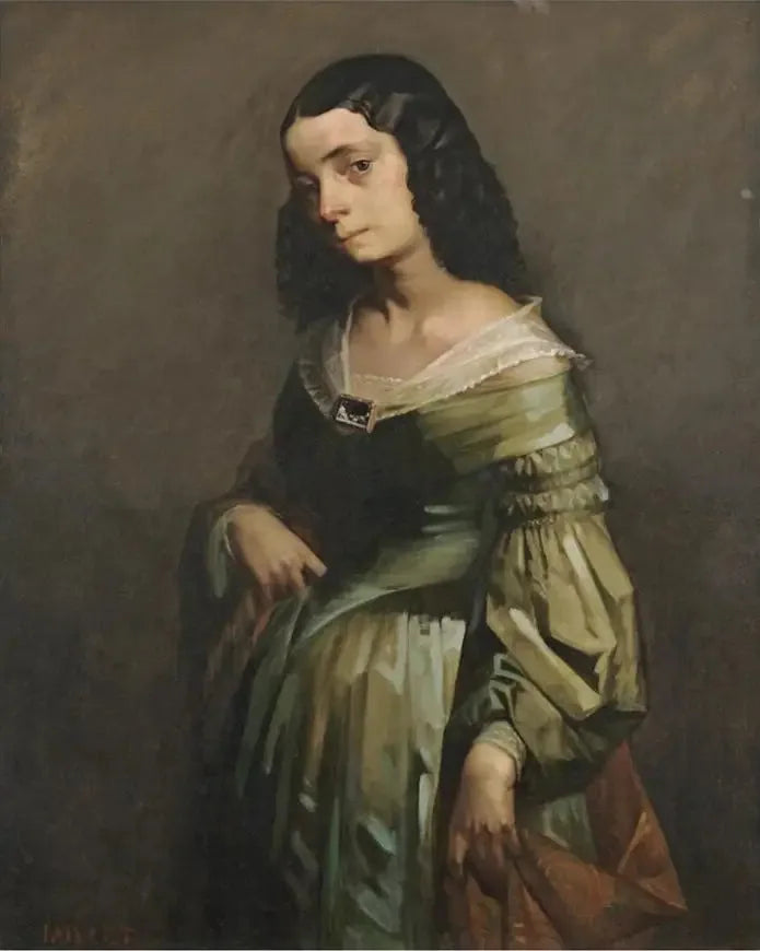 Mademoiselle Henriette Ferré - Jean-François Millet image 1 copie de tableau peinte à la main