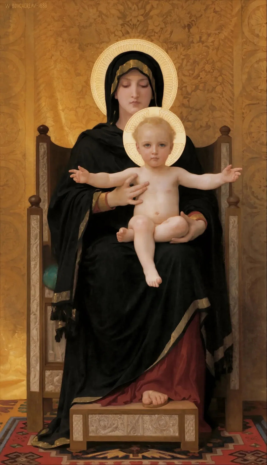 Madonna seduta - Bouguereau