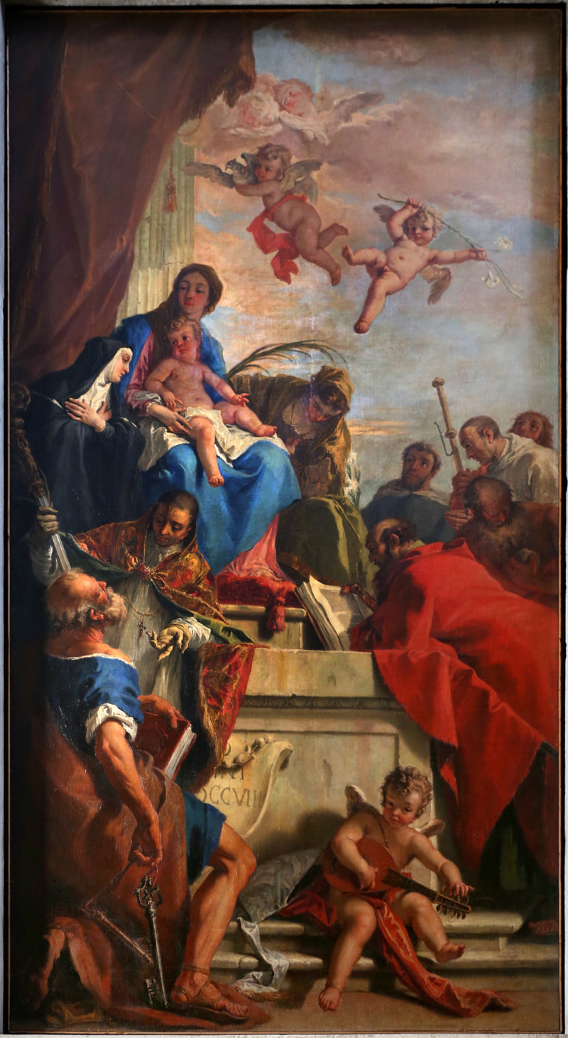 Madonna con bambino e santi - Sebastiano Ricci