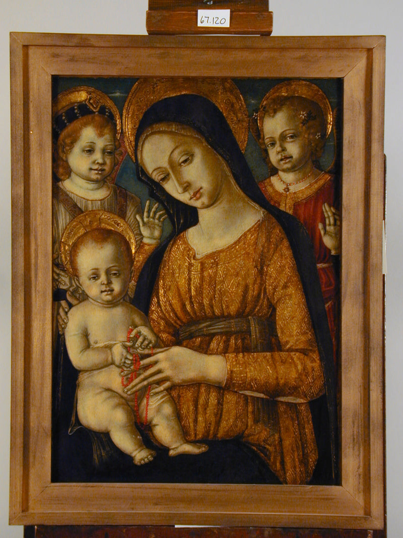 Madonna con bambino e angeli - Matteo di Giovanni