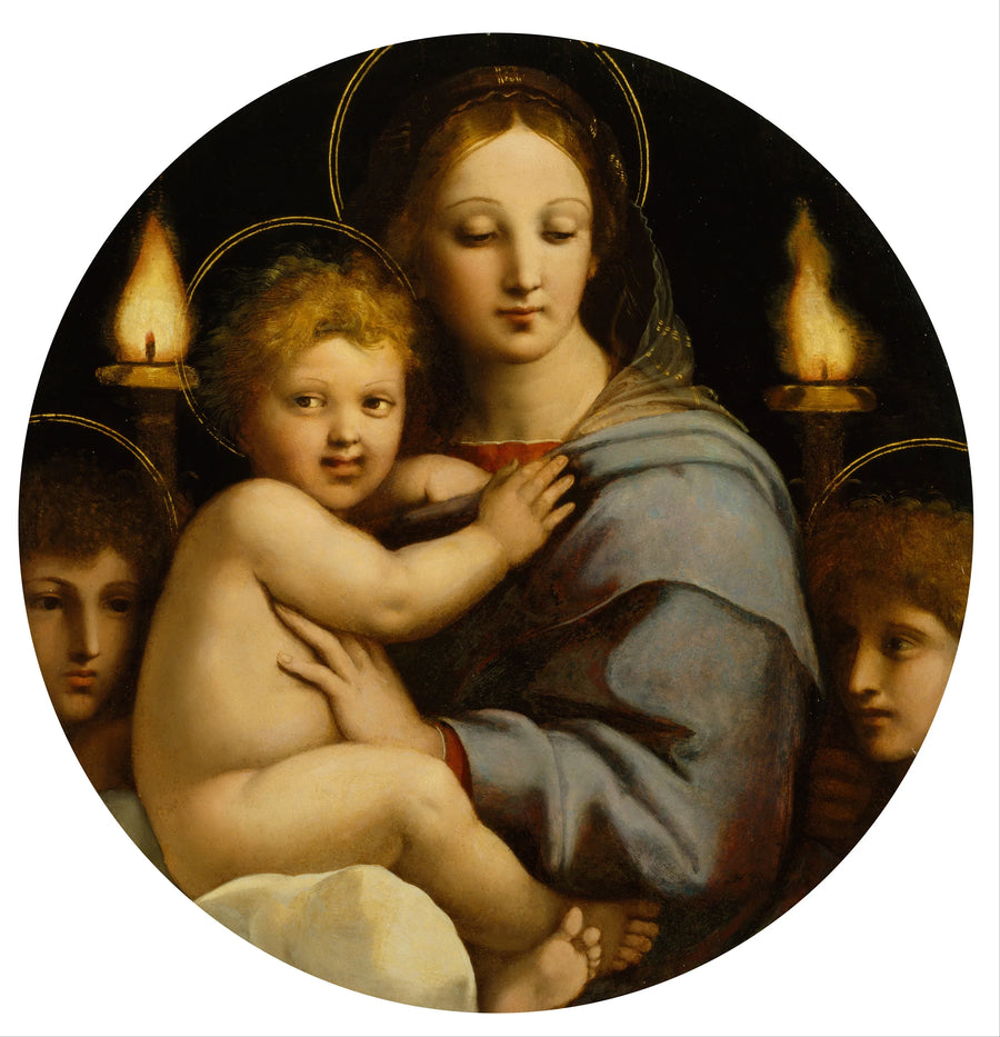Madone au candélabre, vers 1513 – Raphaël et atelier