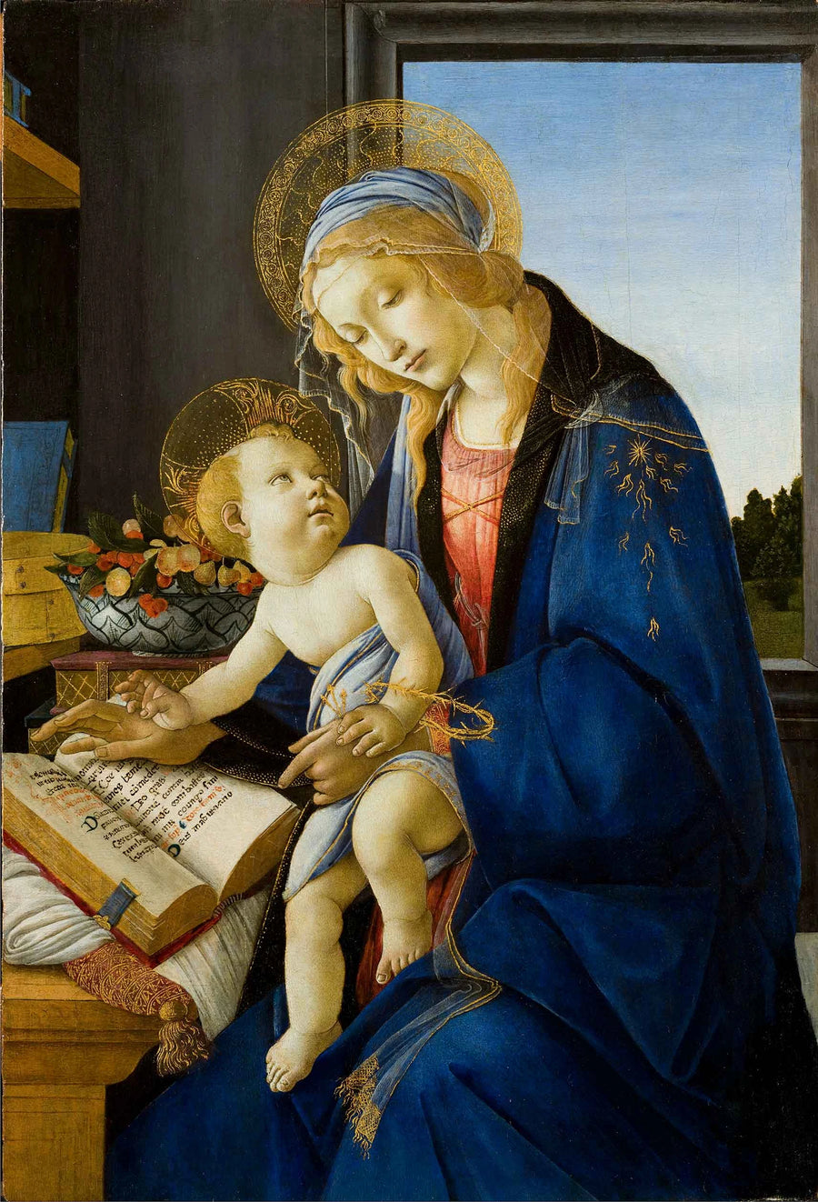 La Madonna del libro - Sandro Botticelli