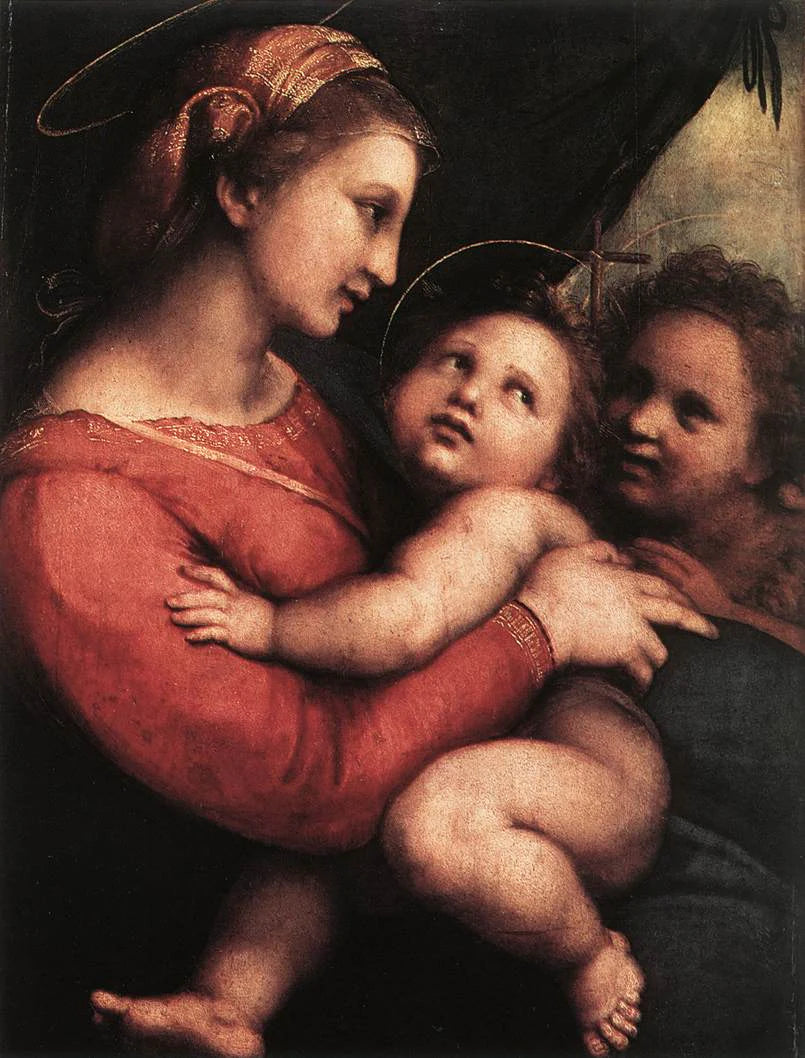 La Madone à la tente - Raphaël Sanzio