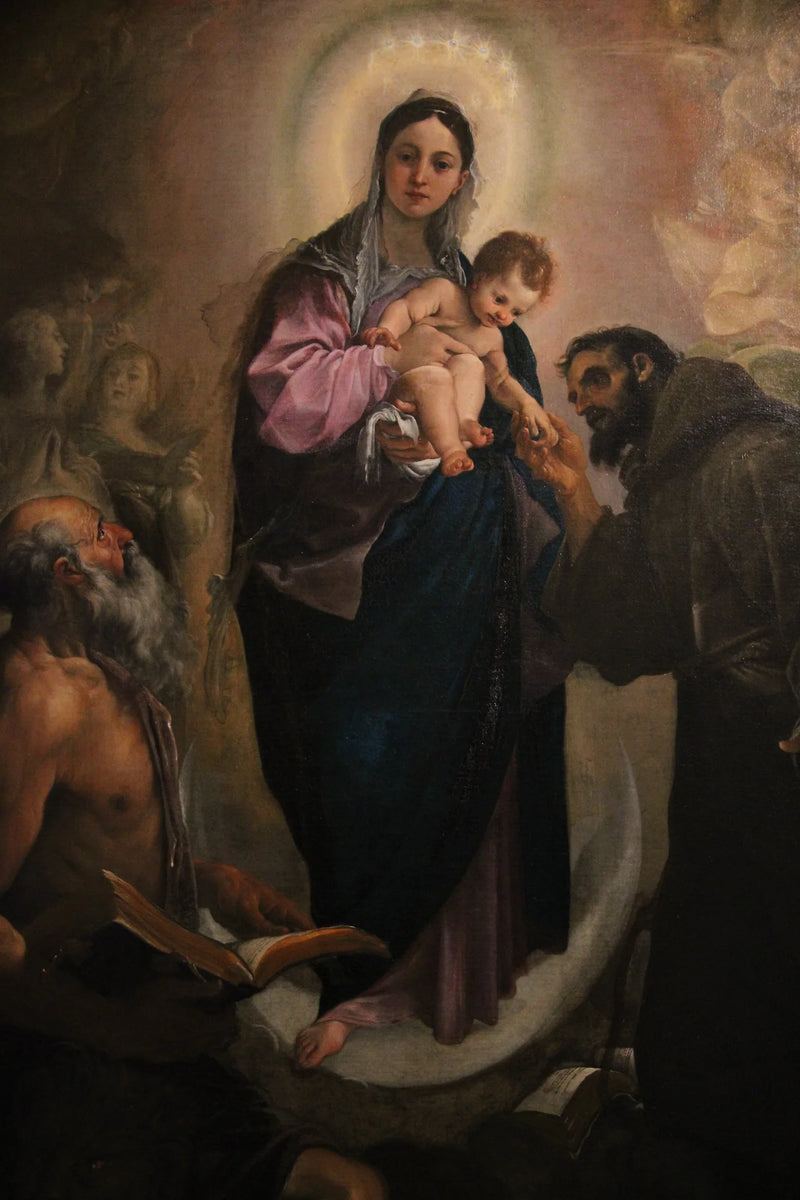 Madonna degli Scalzi con i santi Francesco e Gerolamo - Ludovico Carracci