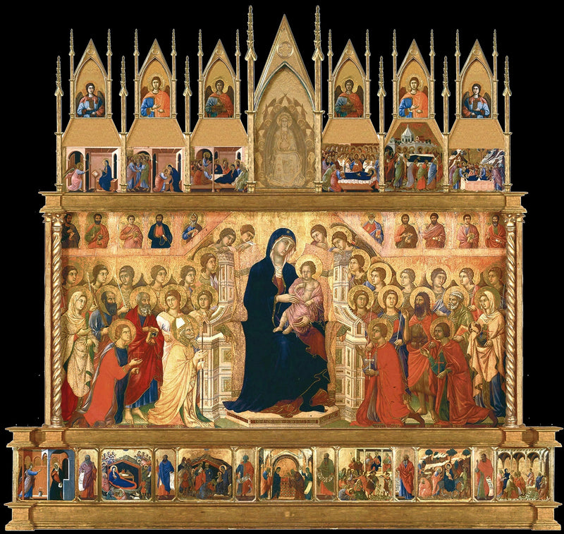 Le Christ parmi les docteurs, Maestà - Duccio di Buoninsegna