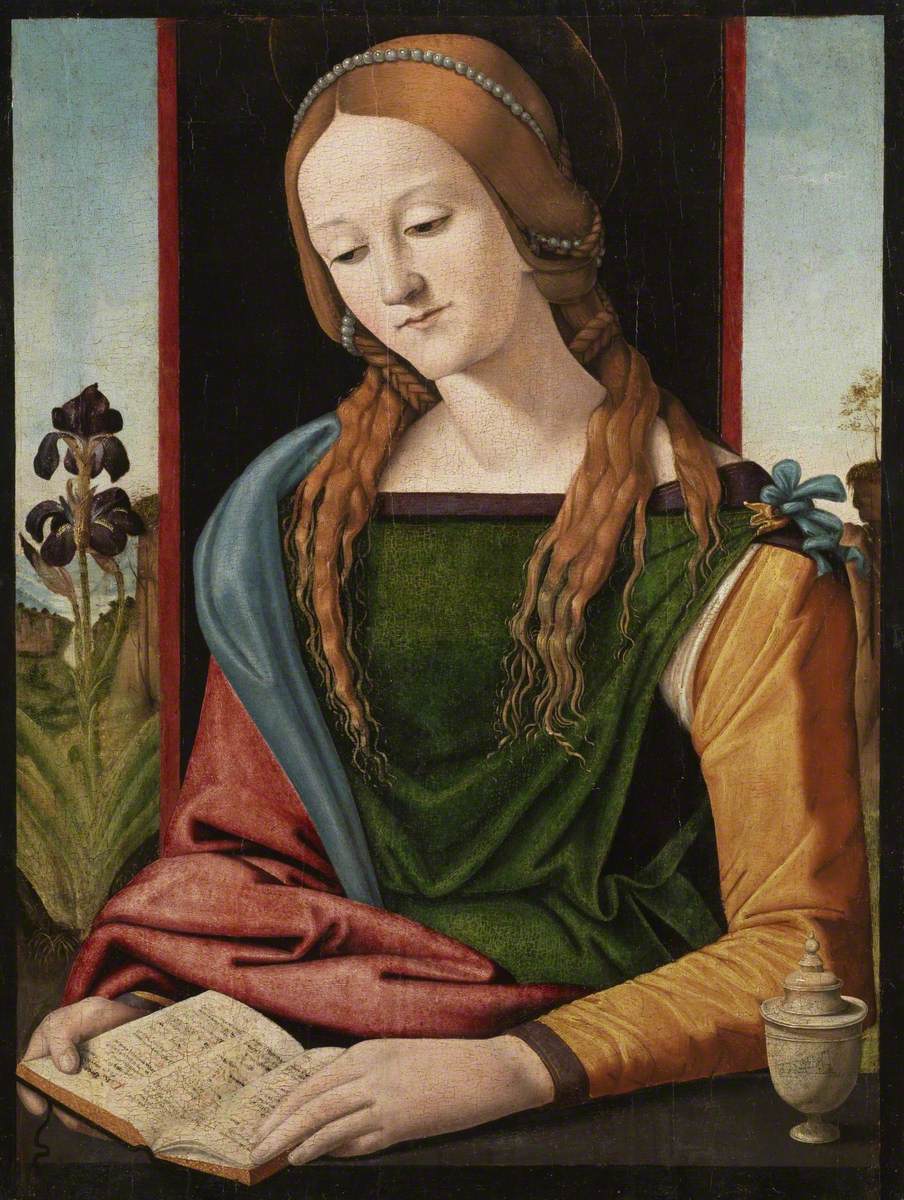 Magdalen Reading - Piero di Cosimo image 1 tableau peint à l’huile sur toile